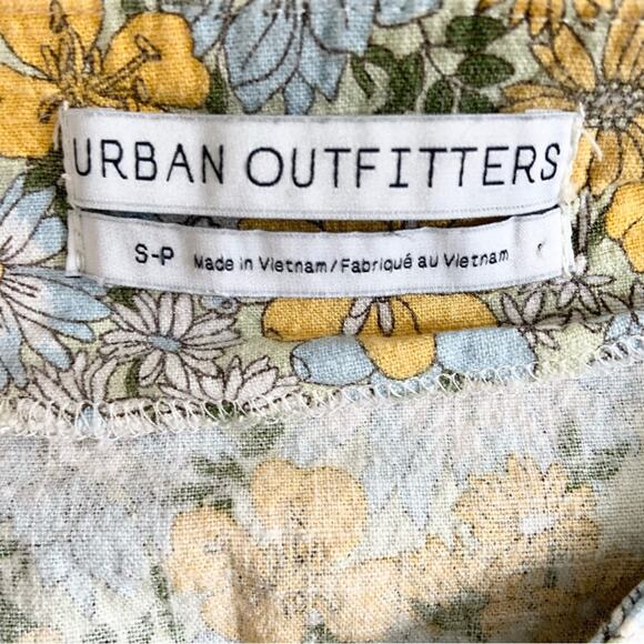 Urban Outfitters Floral Skirt Yellow and White Size Small UO - Picture 9 of 13